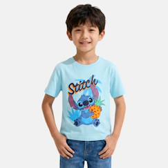 Garçon-T-shirt, polo, sous-pull-T-shirt manches courtes garçon avec personnage lilo & stitch