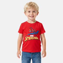 Garçon-T-shirt, polo, sous-pull-T-shirt-T-shirt manches courtes garçon avec personnage spiderman