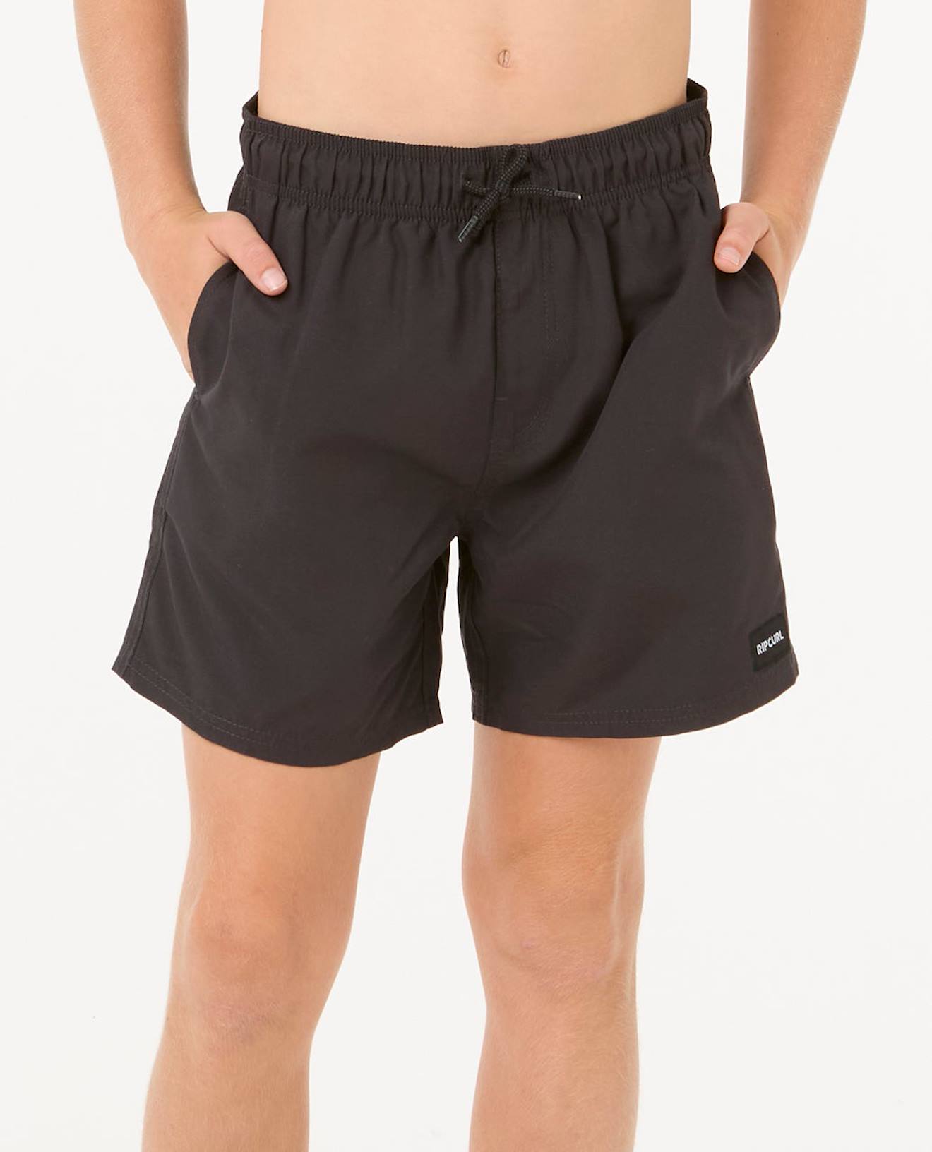 Short De Bain Volley Offsetgarçon Noir Short De Bain Volley Offsetgarçon Noir