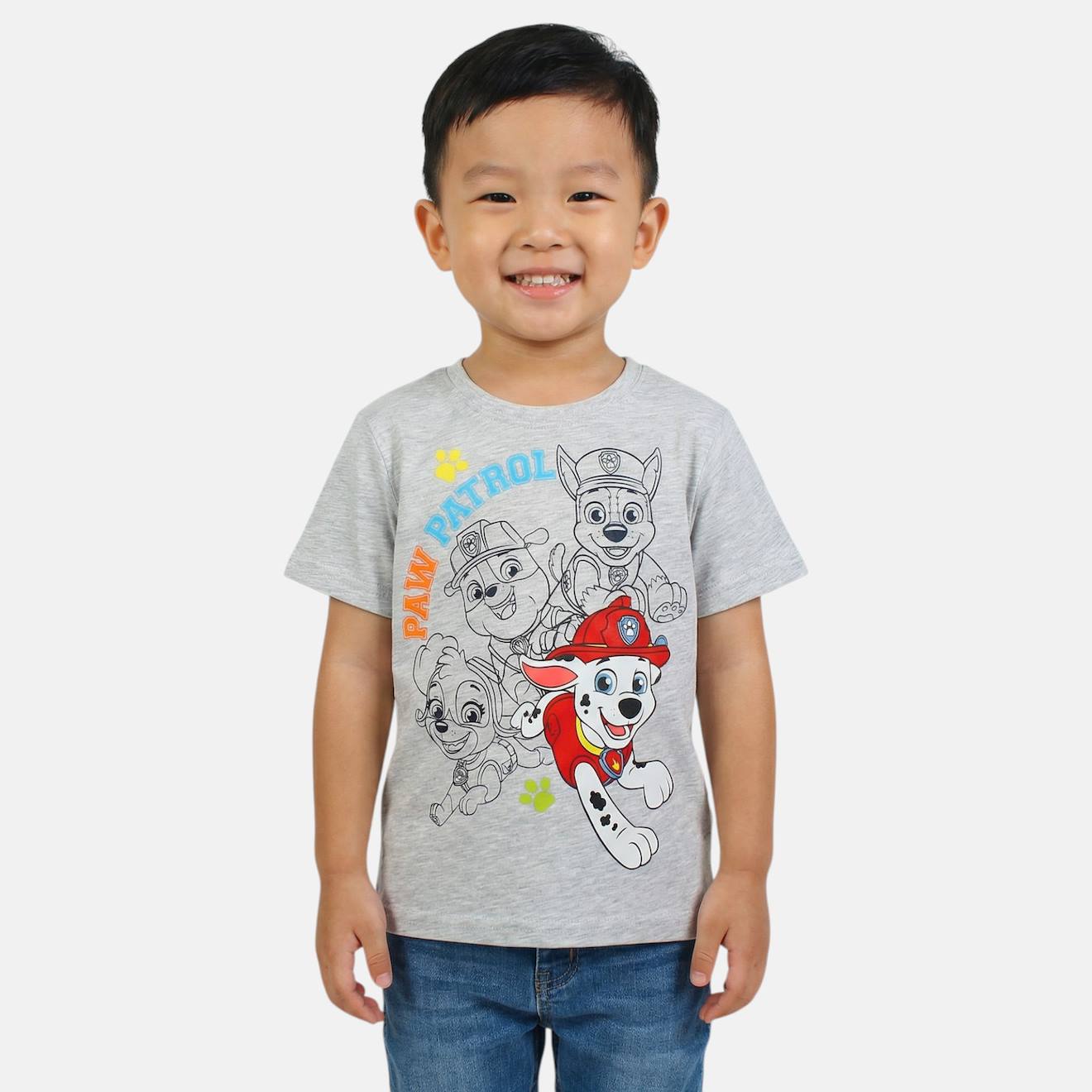 T-shirt Manches Courtes Garon Avec Personnage Pat Patrouille Gris 10 €