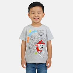 -T-shirt manches courtes garçon avec personnage pat patrouille