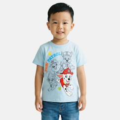 -T-shirt manches courtes garçon avec personnage pat patrouille