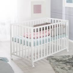 Lit bébé pliant sur roulettes à frein fold up  - vertbaudet enfant