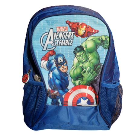 Bébé-Accessoires-Sac-Sac à dos maternelle garçon avec poches latérales 38 cm Avengers