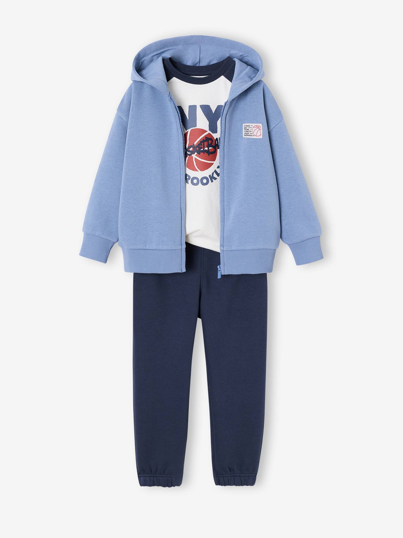 Ensemble sport 3 pices garon bleu 40$