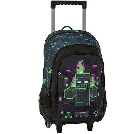 Garçon-Sac à dos à roulettes minecraft 44 cm – zombies et squelette minecraft