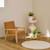 Fauteuil scandinave enfant velours côtelé et bois d'hévéa isak l 47 x p 43,5 x h 50cm Crème+Kaki foncé+Moutarde+Terracotta 15 - vertbaudet enfant 