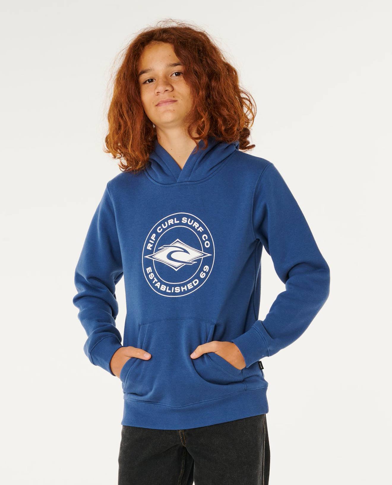 Sweat À Capuche Stapler Enfant Bleu Marine Clair