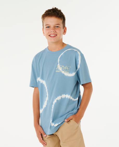 Garçon-T-shirt à manches courtes pacific rinse fin enfant
