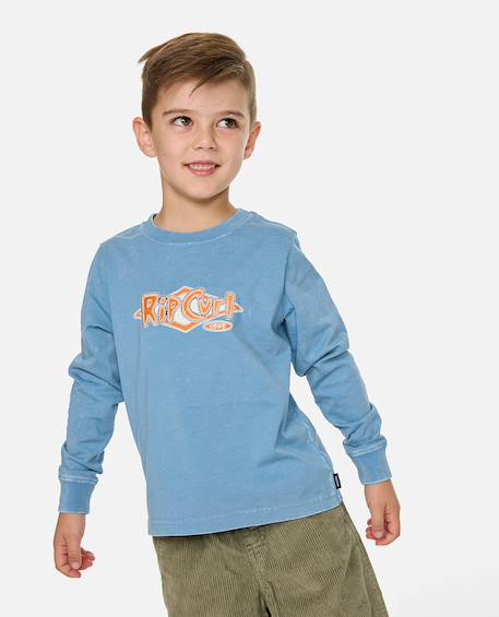 Garçon-T-shirt manches longues ride the wave garçon