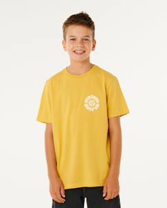 Garçon-T-shirt, polo, sous-pull-T-shirt-T-shirt à manches courtes pacific rinse circle enfant