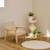 Fauteuil scandinave enfant velours côtelé et bois d'hévéa isak l 47 x p 43,5 x h 50cm Crème+Kaki foncé+Moutarde+Terracotta 3 - vertbaudet enfant 