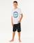 T-shirt staple filler garçon Aqua clair+Blanc 10 - vertbaudet enfant 