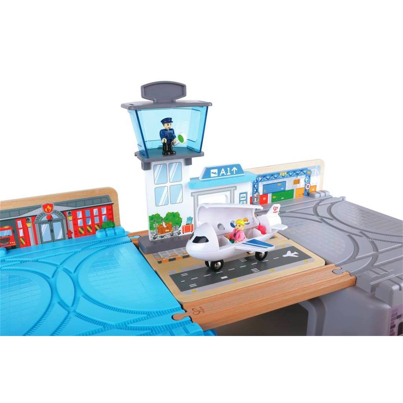 Paysage Urbain Train Dans Boîte De Rangement Multicolore