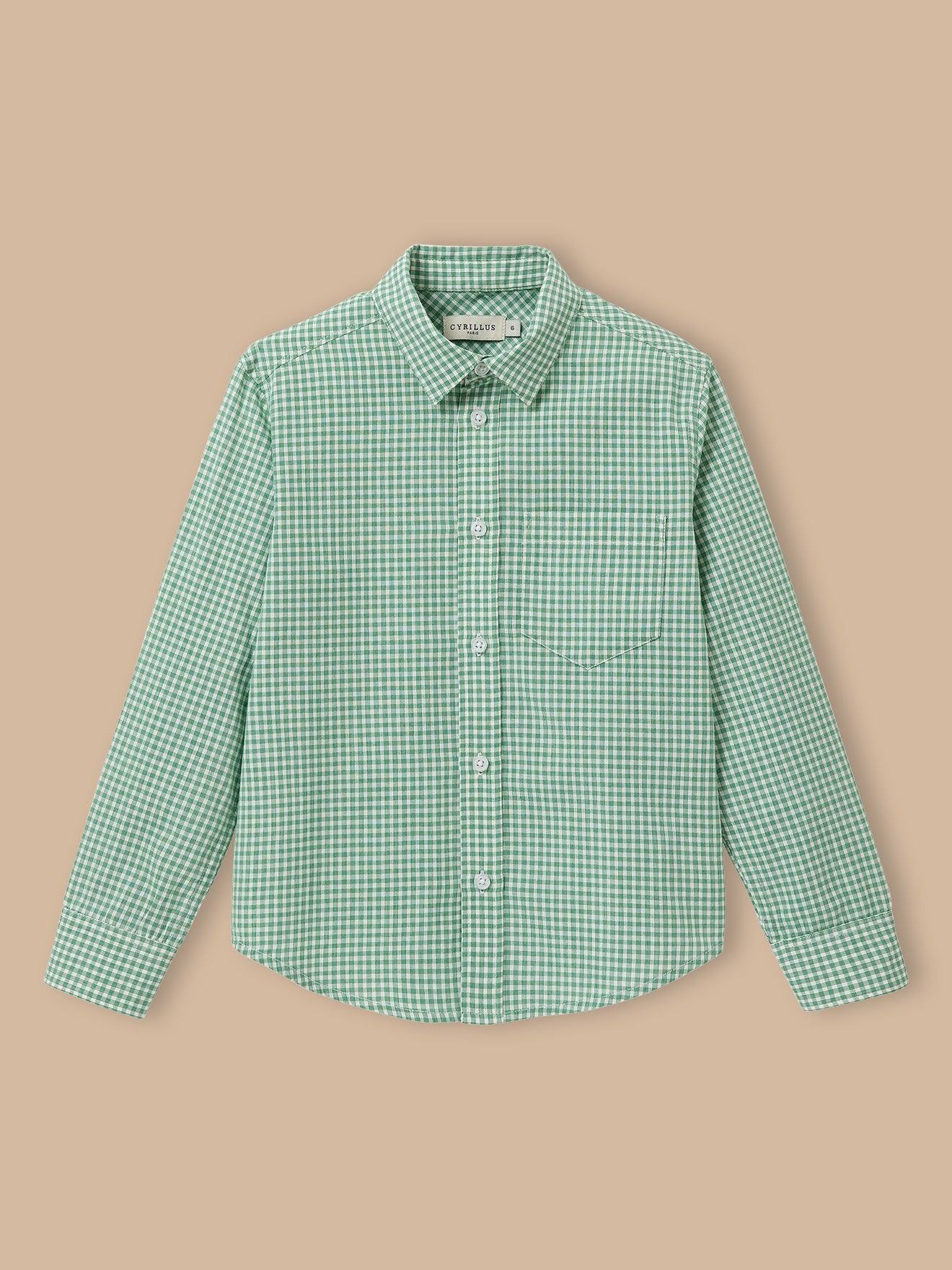 Chemise Petits Carreaux Garon Vert 38 €