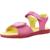 Sandales fille été Blanc blanco+Rose rosy 10 - vertbaudet enfant 