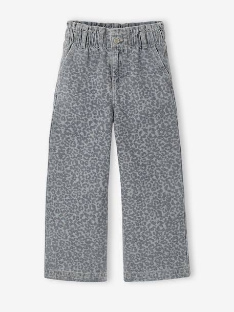 Fille-Pantalon fille large motifs fantaisie 