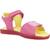 Sandales fille été Blanc blanco+Rose rosy 11 - vertbaudet enfant 