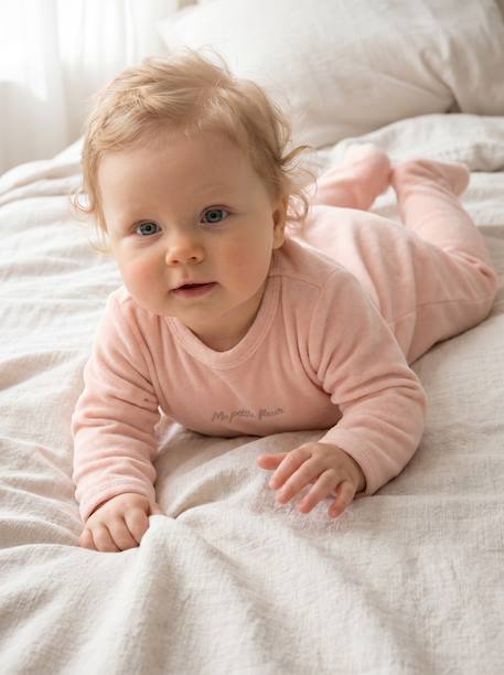 Lot de 3 dors bien bébé ouverture dos beige chiné+gris chiné+vert sauge 18 - vertbaudet enfant 