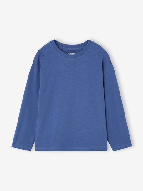 Lot de 3 T-shirts manches longues garçon bleu roi+vert 2 - vertbaudet enfant 