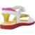 Sandales fille été Blanc blanco+Rose rosy 3 - vertbaudet enfant 