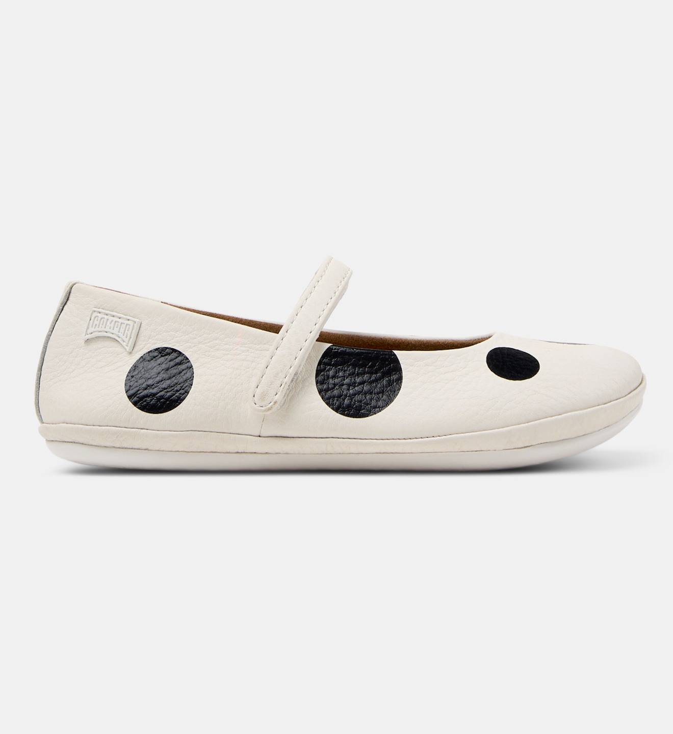 Ballerines Fille Cuir Right Kids Twins Blanc Noir 62 €