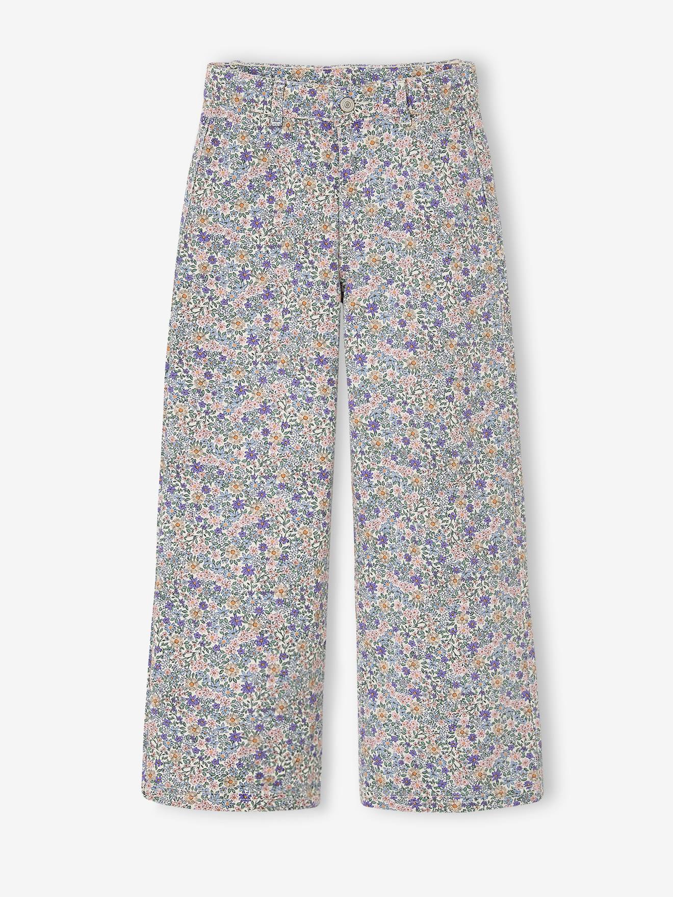 Pantalon large fille lilas 26 €