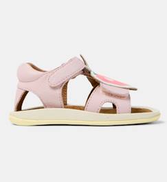 Chaussures-Chaussures bébé 17-26-Sandales fille cuir bicho kids twins