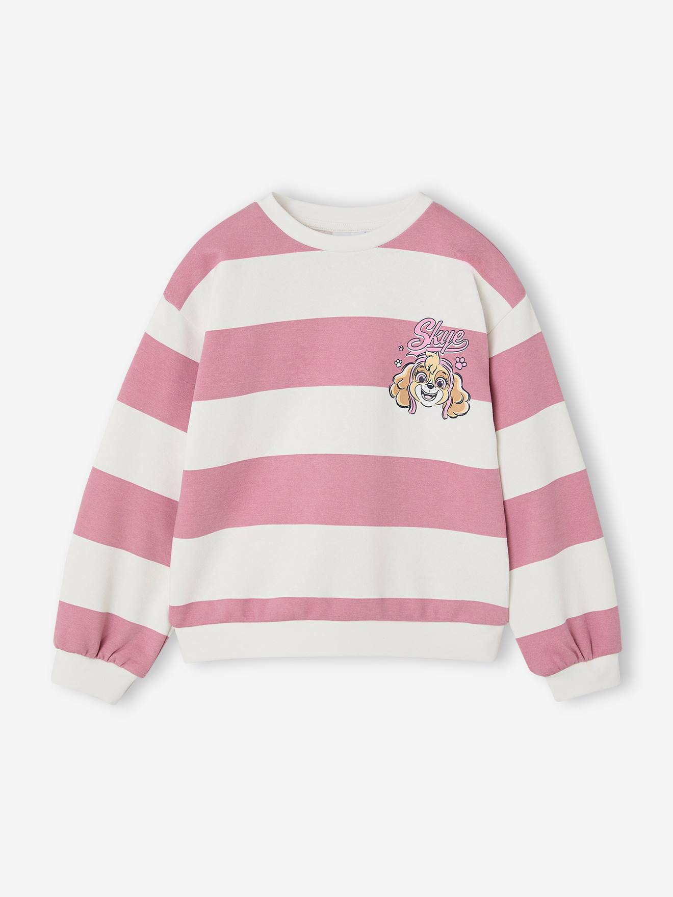Sweat Skye fille Pat Patrouille lilas