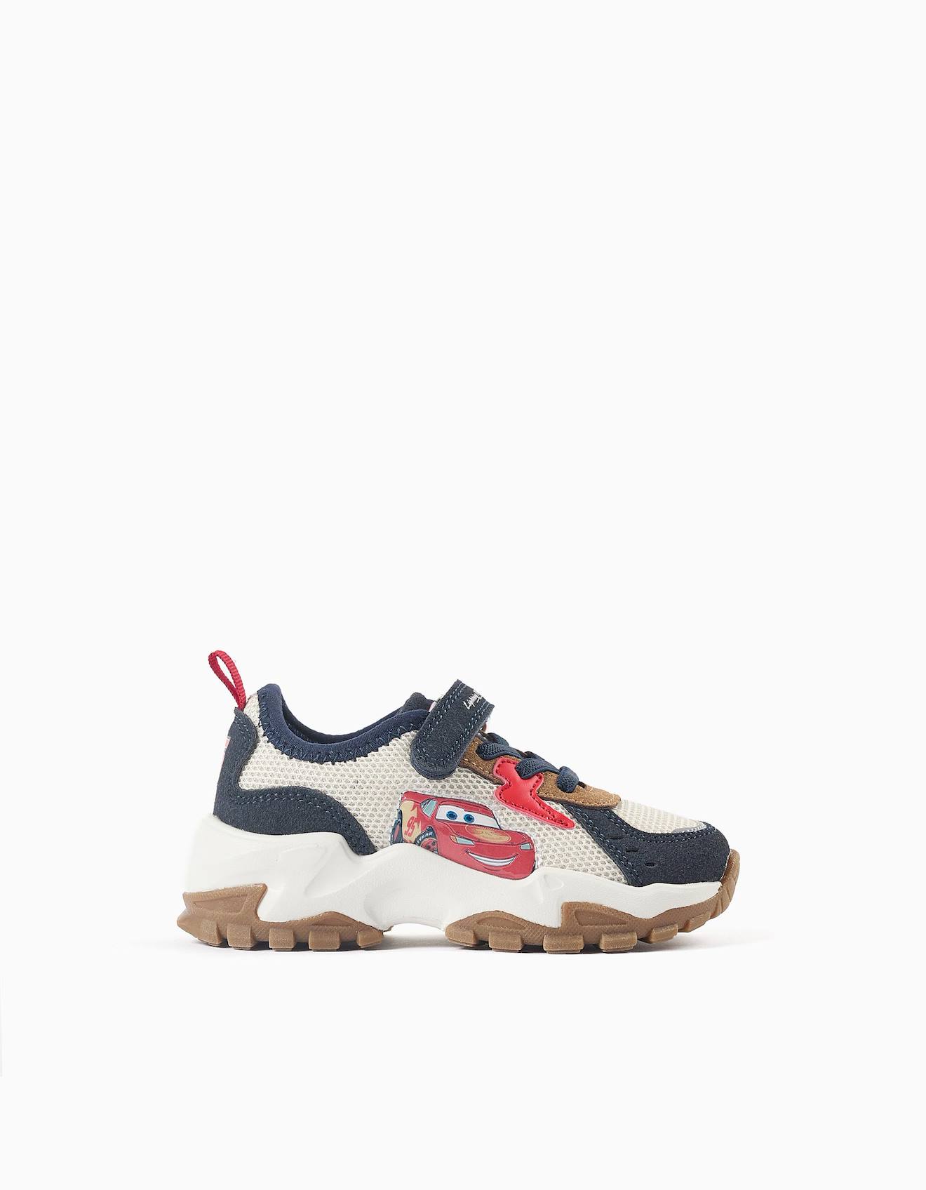 Baskets En Maille Avec Flash Mcqueen Bleu Foncé