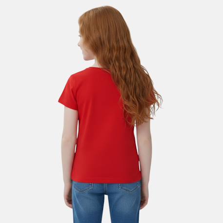 T-shirt enfant manches courtes blanc motif personnage minnie Blanc+Rouge 9 - vertbaudet enfant 
