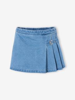 Jupe short fille plissée  - vertbaudet enfant