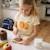 T-shirt manches courtes avec dessin Beige+Blanc+Orange+Rose 2 - vertbaudet enfant 