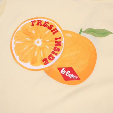 T-shirt manches courtes avec dessin Beige+Blanc+Orange+Rose 4 - vertbaudet enfant 