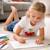 T-shirt manches courtes avec dessin Beige+Blanc+Orange+Rose 7 - vertbaudet enfant 