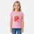 T-shirt manches courtes avec dessin Beige+Blanc+Orange+Rose 16 - vertbaudet enfant 