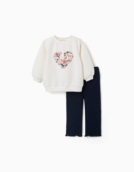 Bébé-Ensemble sweat et pantalon en coton
