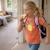 T-shirt manches courtes avec dessin Beige+Blanc+Orange+Rose 12 - vertbaudet enfant 