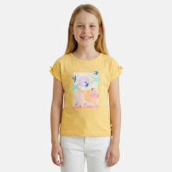 -T shirt fille manches courtes