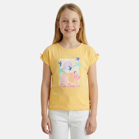 Fille-T-shirt, sous-pull-T shirt fille manches courtes