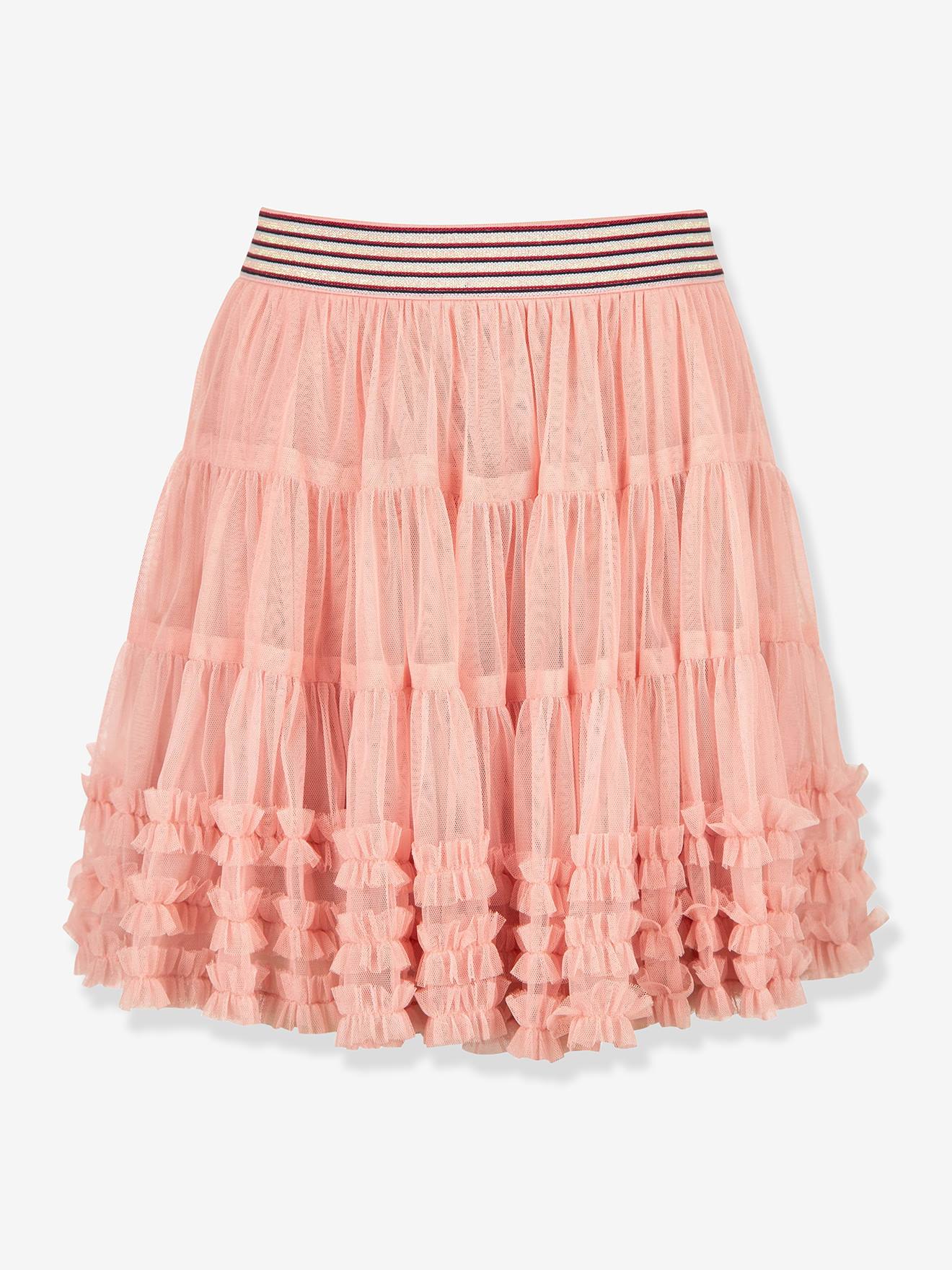 Jupe en tulle à volants fille Happy Girls rose nude Jupe en tulle à volants fille Happy Girls rose nude