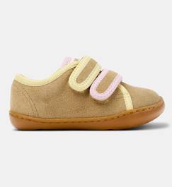 Chaussures-Chaussures bébé 17-26-Marche fille 19-26-Baskets fille cuir peu cami kids twins