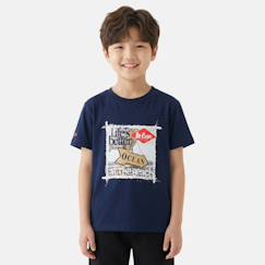 -T-shirt manches courtes garçon avec imprime ocean