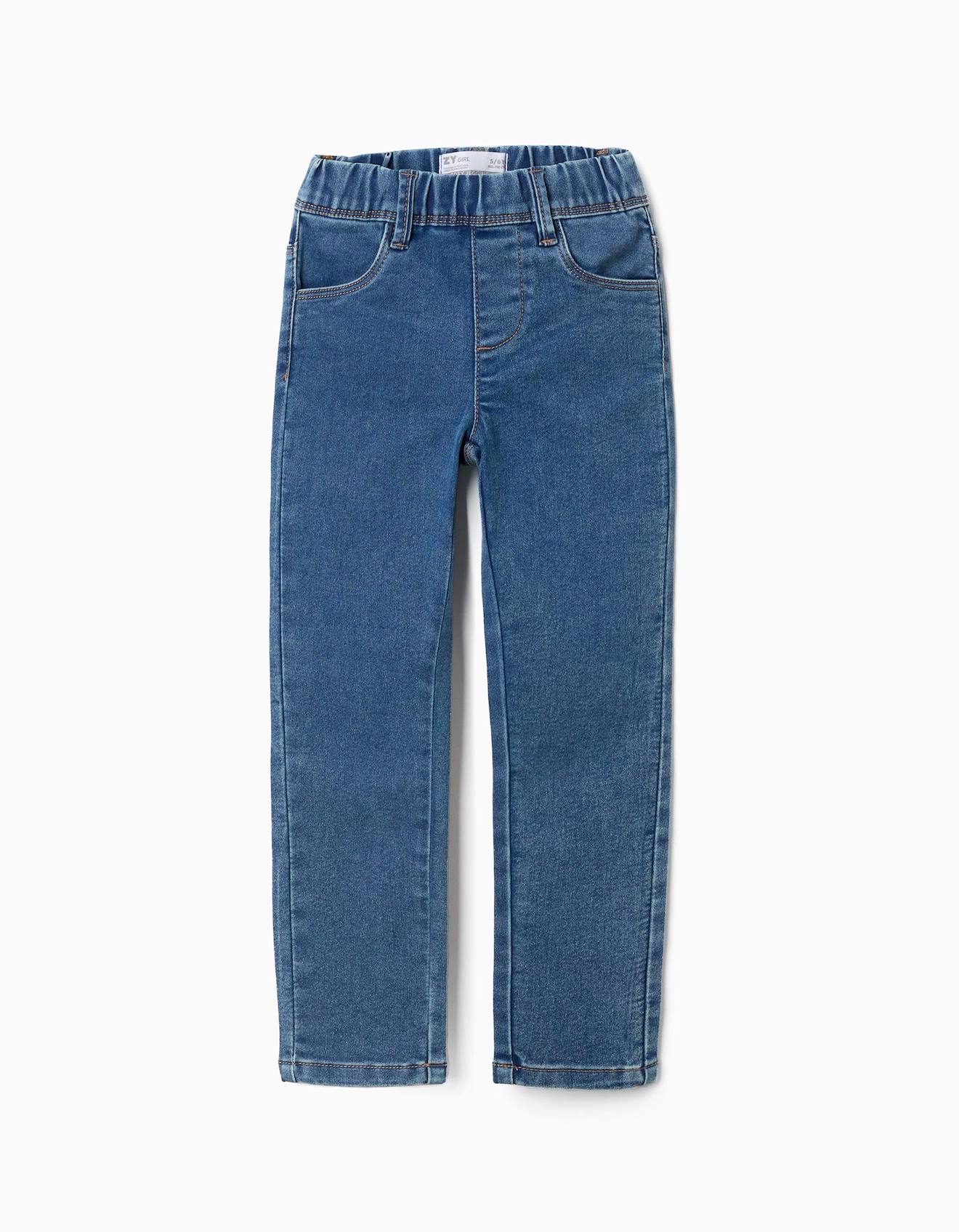 Jegging Avec 4 Poches Bleu