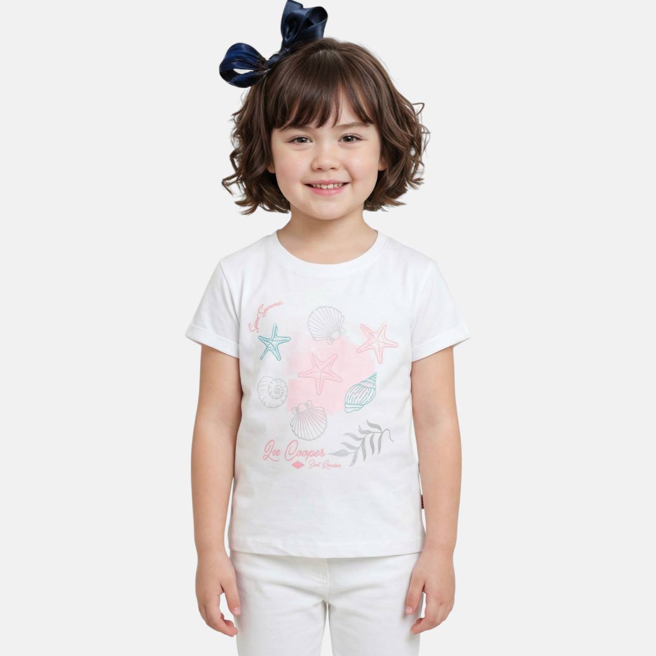T Shirt Fille Manches Courtes Blanc 8 €