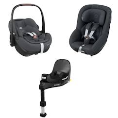 Puériculture-Siège-auto-Groupe 0 +/1(de 0 à 18 kg) 0-4 ans-Pack cosi pebble pro 2 + pearl 360 pro 2 + embase familyfix 360 pro