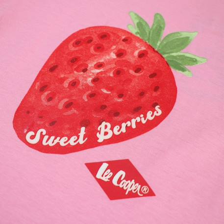 T-shirt manches courtes avec dessin Beige+Blanc+Orange+Rose 19 - vertbaudet enfant 