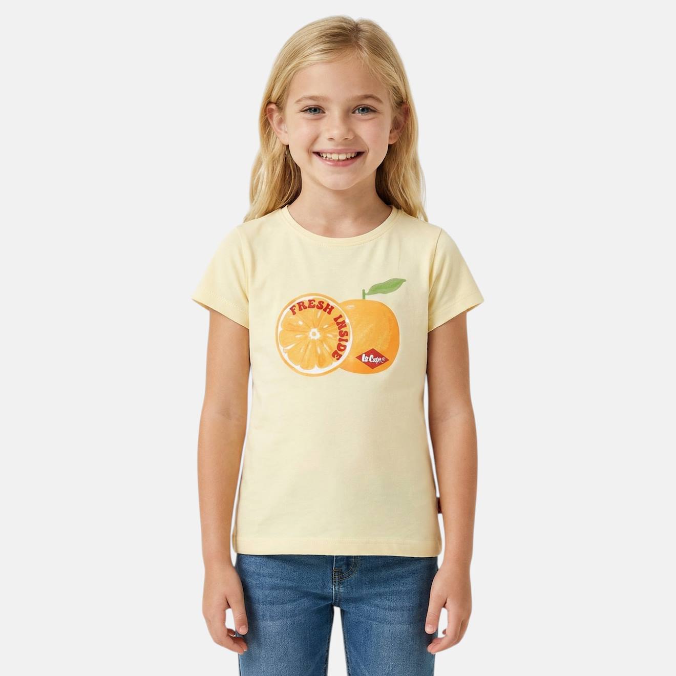 T-shirt Manches Courtes Avec Dessin Beige