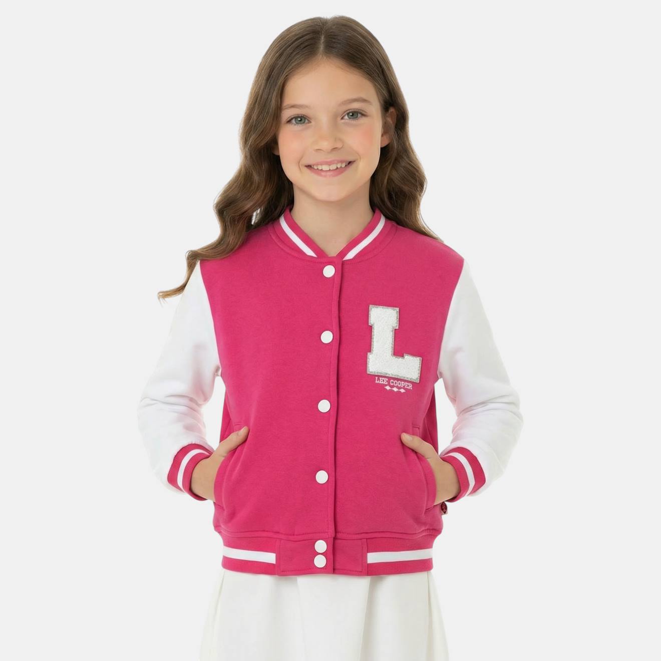 Veste Boutonnée Fille Fushia Veste Boutonnée Fille Fushia