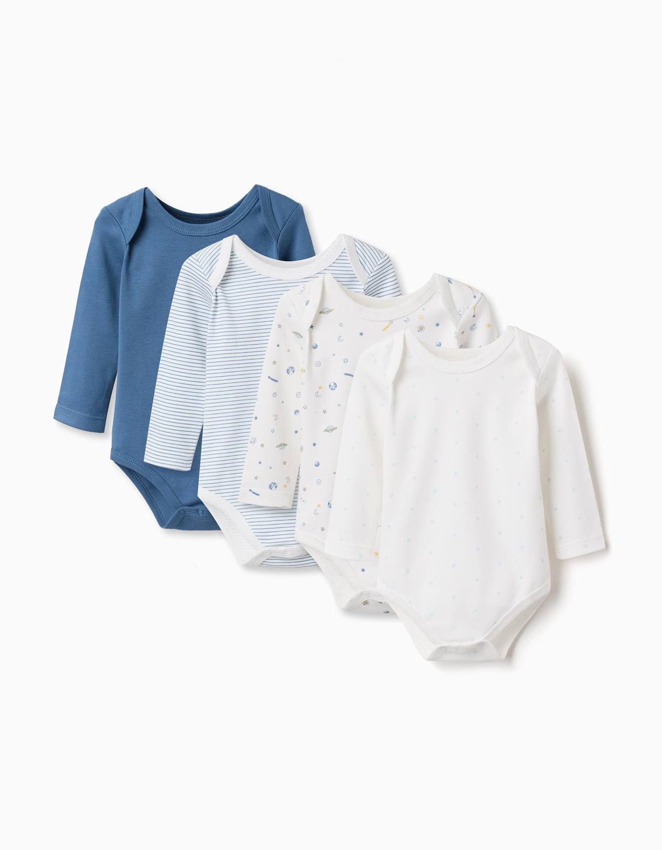 Lot De 4 Bodies En Coton Unisimprims Multicolore 23 €